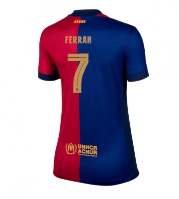 Barcelona Ferran Torres #7 Hemmatröja Kvinnor 2024-25 Kortärmad